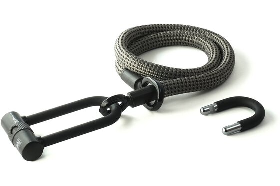 Tex-Lock - TEXLOCK Eyelet 120 U/X-Lock Bundle, Textilseil mit Bügelschloss