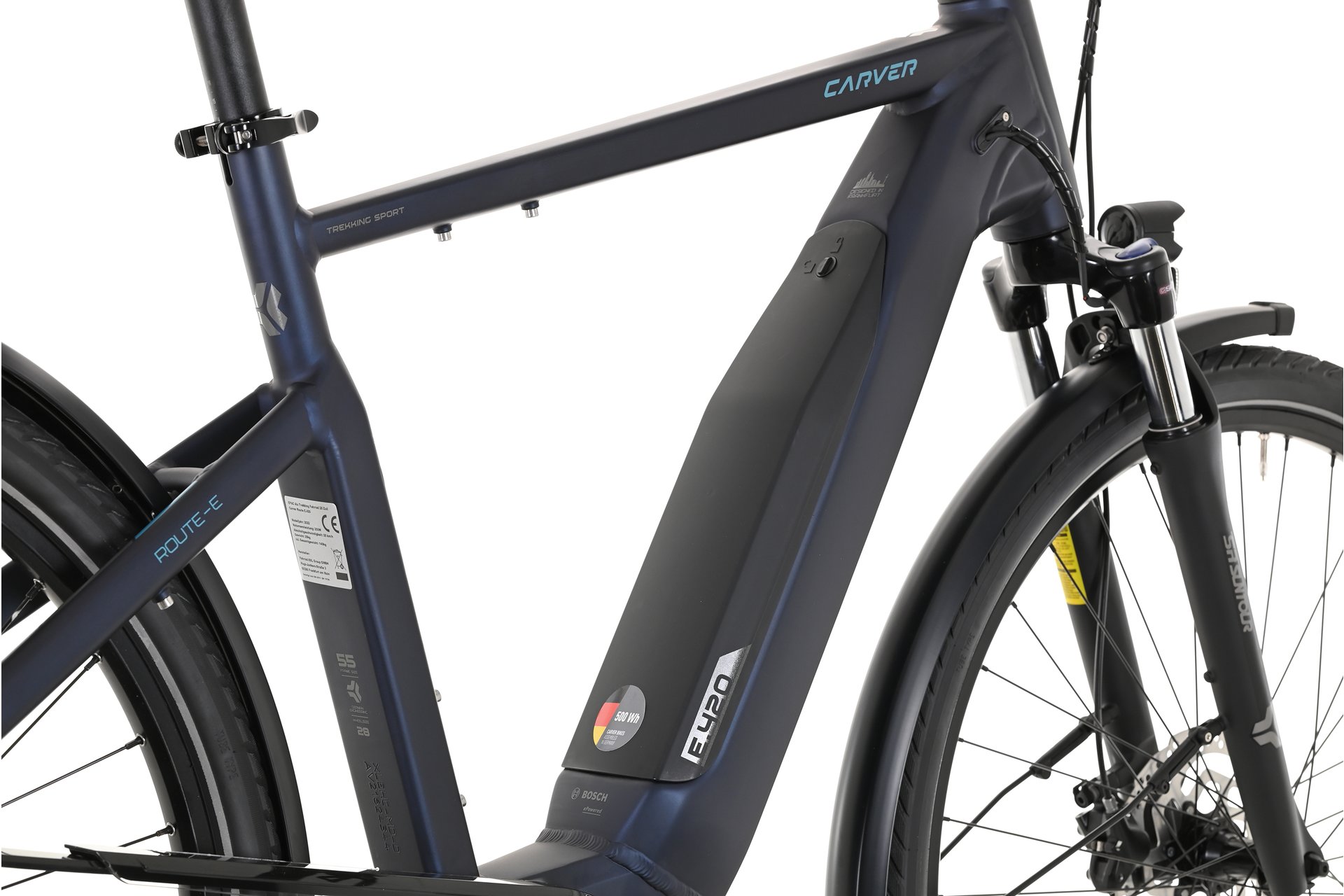 Carver Route E.420 - 500 Wh - 28 Zoll - Diamant - 2025