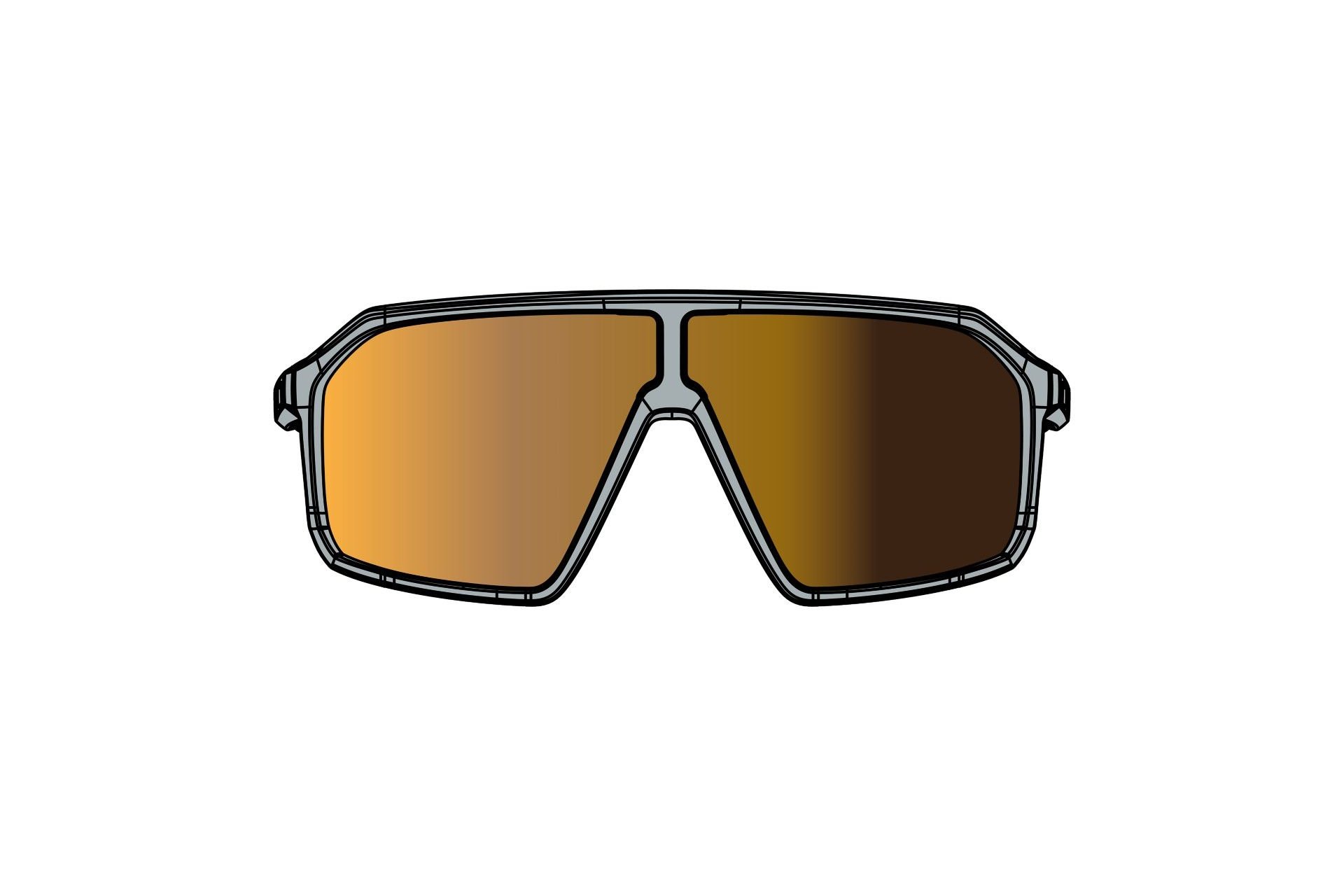 Endura Mullet Brille - Grau