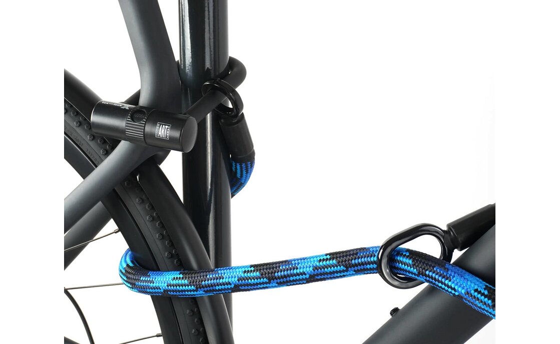 TEXLOCK Eyelet 120 U/X-Lock Bundle, Textilseil mit Bügelschloss