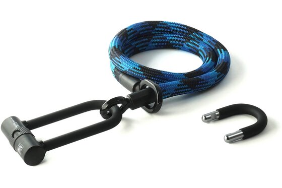 Tex-Lock - TEXLOCK Eyelet 120 U/X-Lock Bundle, Textilseil mit Bügelschloss