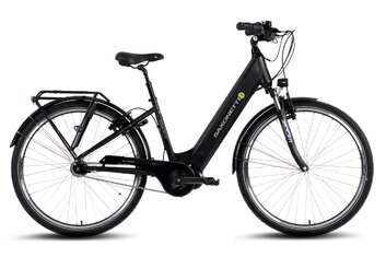 Nabe mit Rücktritt - E-Bike City - Saxonette Premium Plus 2.0 - 522 Wh - 2021 - 28 Zoll - Tiefeinsteiger