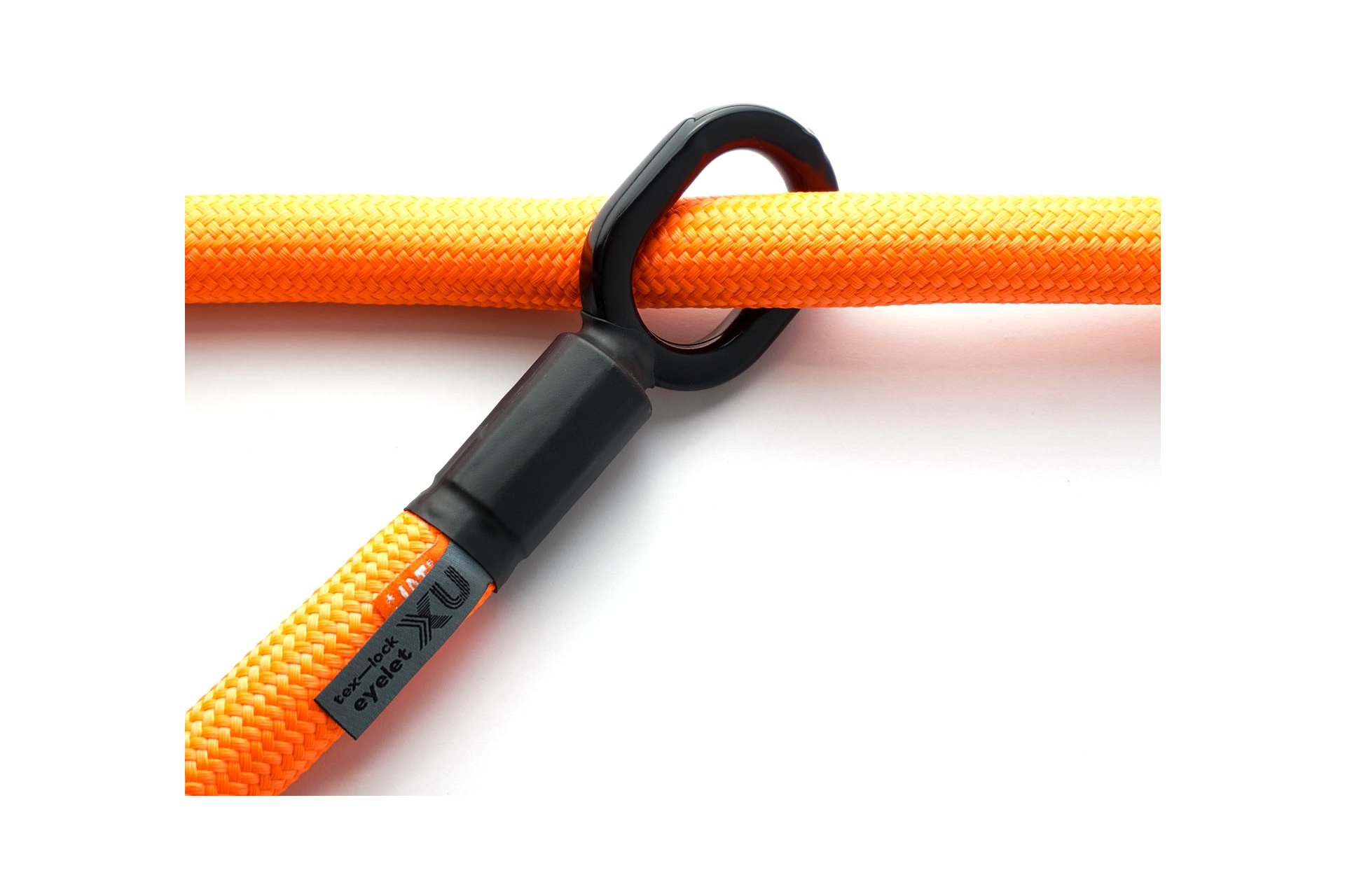 TEXLOCK Eyelet 120 U/X-Lock Bundle, Textilseil mit Bügelschloss
