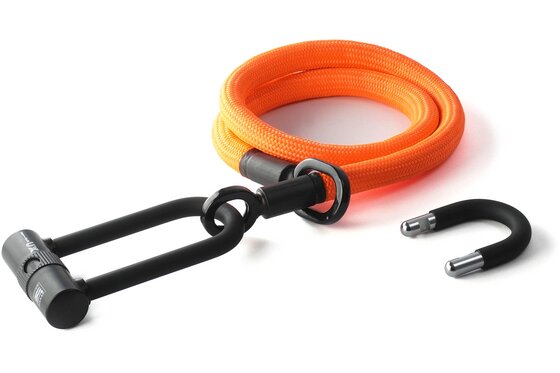 Tex-Lock - TEXLOCK Eyelet 120 U/X-Lock Bundle, Textilseil mit Bügelschloss