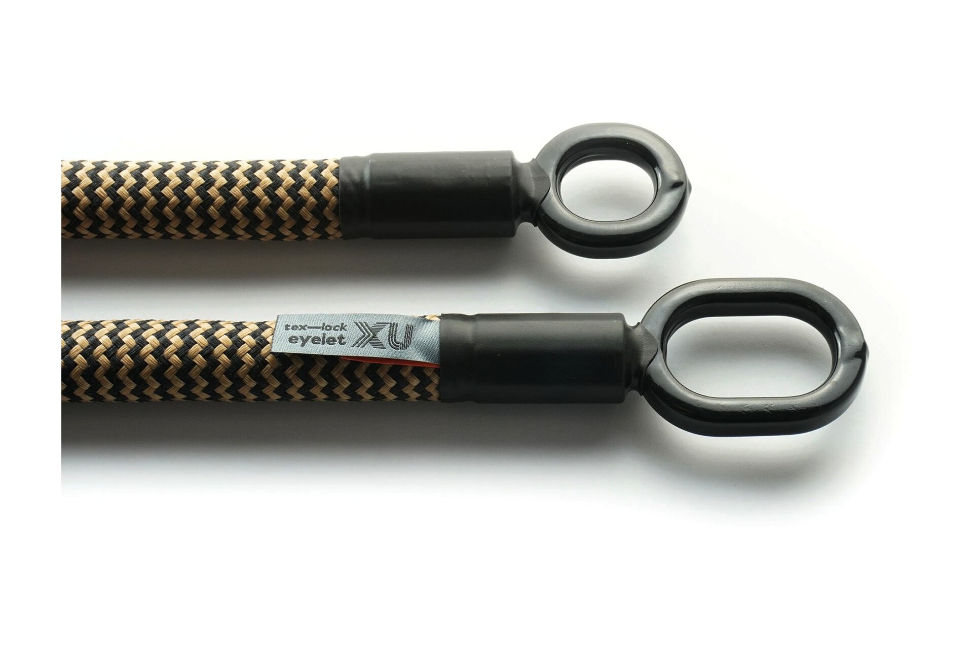 TEXLOCK Eyelet 120 U/X-Lock Bundle, Textilseil mit Bügelschloss