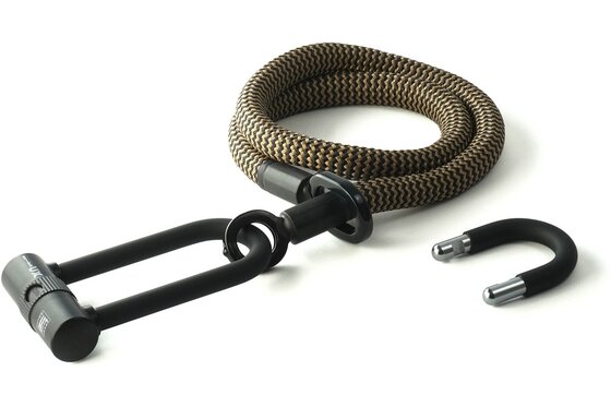 Tex-Lock - TEXLOCK Eyelet 120 U/X-Lock Bundle, Textilseil mit Bügelschloss