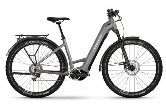 mit Beleuchtung - E-Trekkingbikes - Haibike Trekking 7 - 720 Wh - 27,5 Zoll - Tiefeinsteiger - 2023