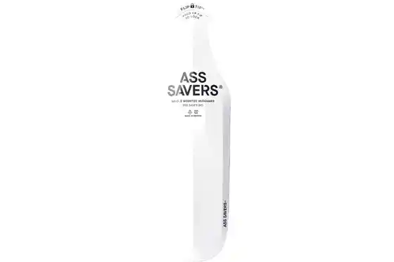 Mudguards - Ass Savers ASB-1 Big Spritzschutz HR white