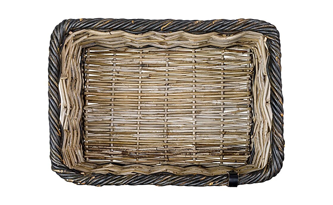 Basil Vorderradkorb Dijon S Rattan, grobmaschig
