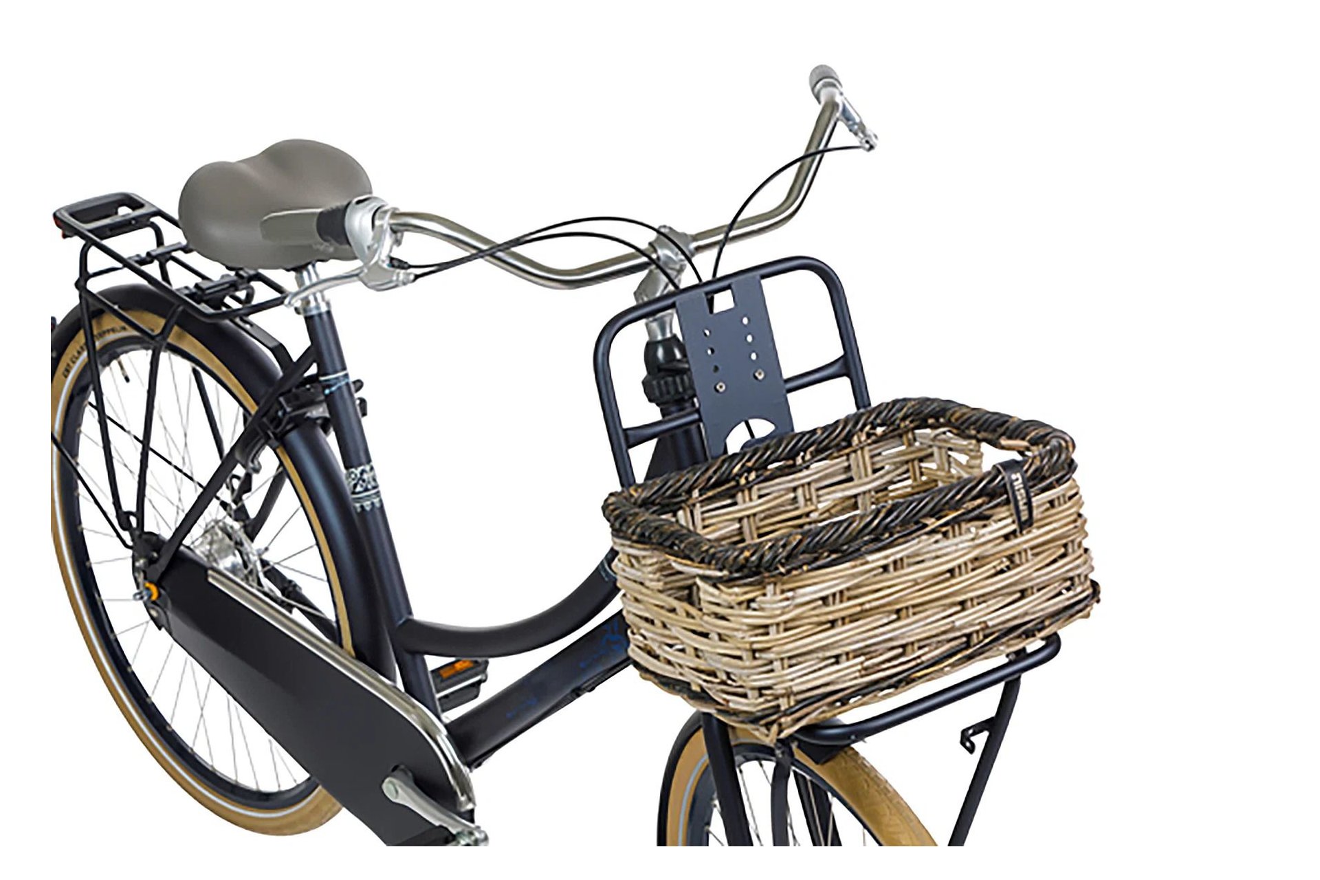 Basil Vorderradkorb Dijon S Rattan, grobmaschig
