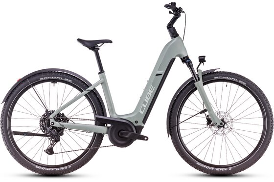 mit Beleuchtung - E-Bike Trekking - Cube Nuride Hybrid Pro 800 Allroad - 800 Wh - 28 Zoll - Tiefeinsteiger - 2025