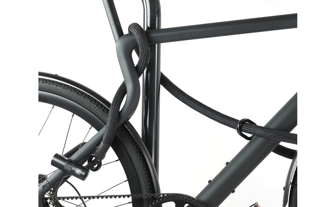 TEXLOCK Eyelet 160 U/X-Lock Bundle, Textilseil mit Bügelschloss