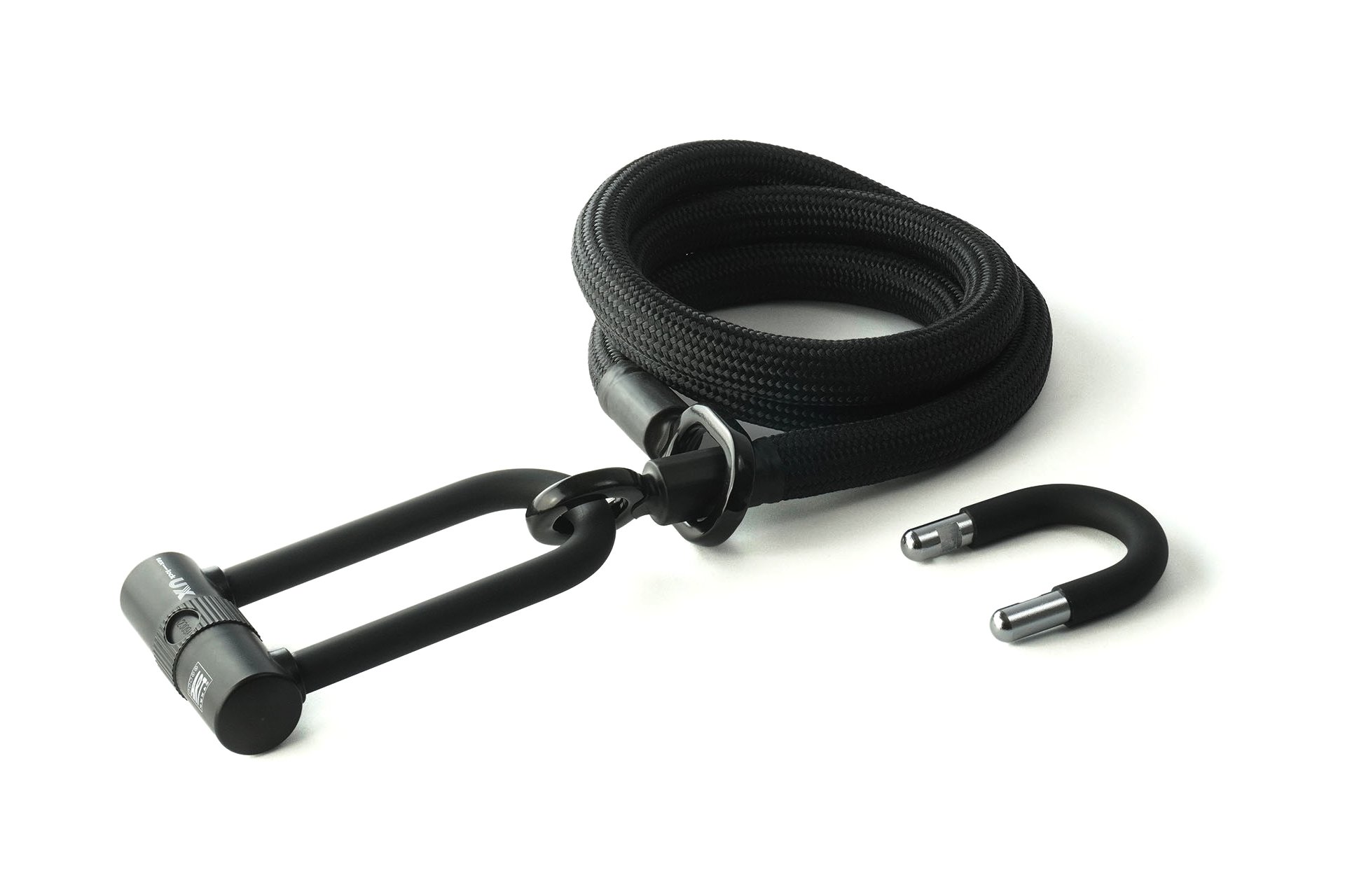 TEXLOCK Eyelet 160 U/X-Lock Bundle, Textilseil mit Bügelschloss