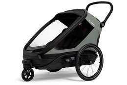 Hamax Outback Next Double Kinderanh&auml;nger mit Deichsel und Buggyrad