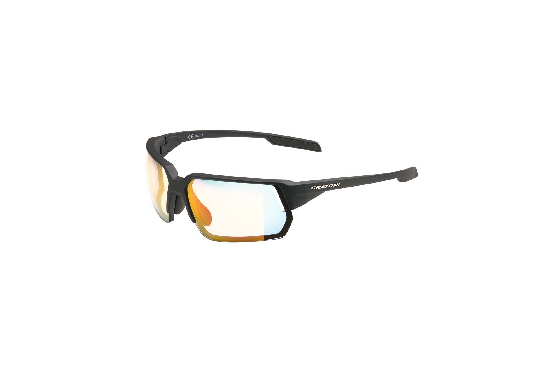 Cratoni C-Lite NXT photochromic black matt/clear - red mirror