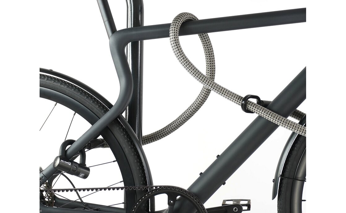 TEXLOCK Eyelet 160 U/X-Lock Bundle, Textilseil mit Bügelschloss