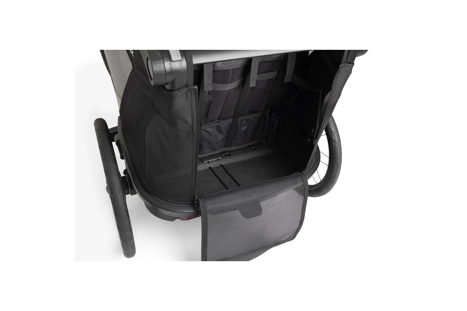 Hamax Outback Next Double Kinderanh&auml;nger mit Deichsel und Buggyrad