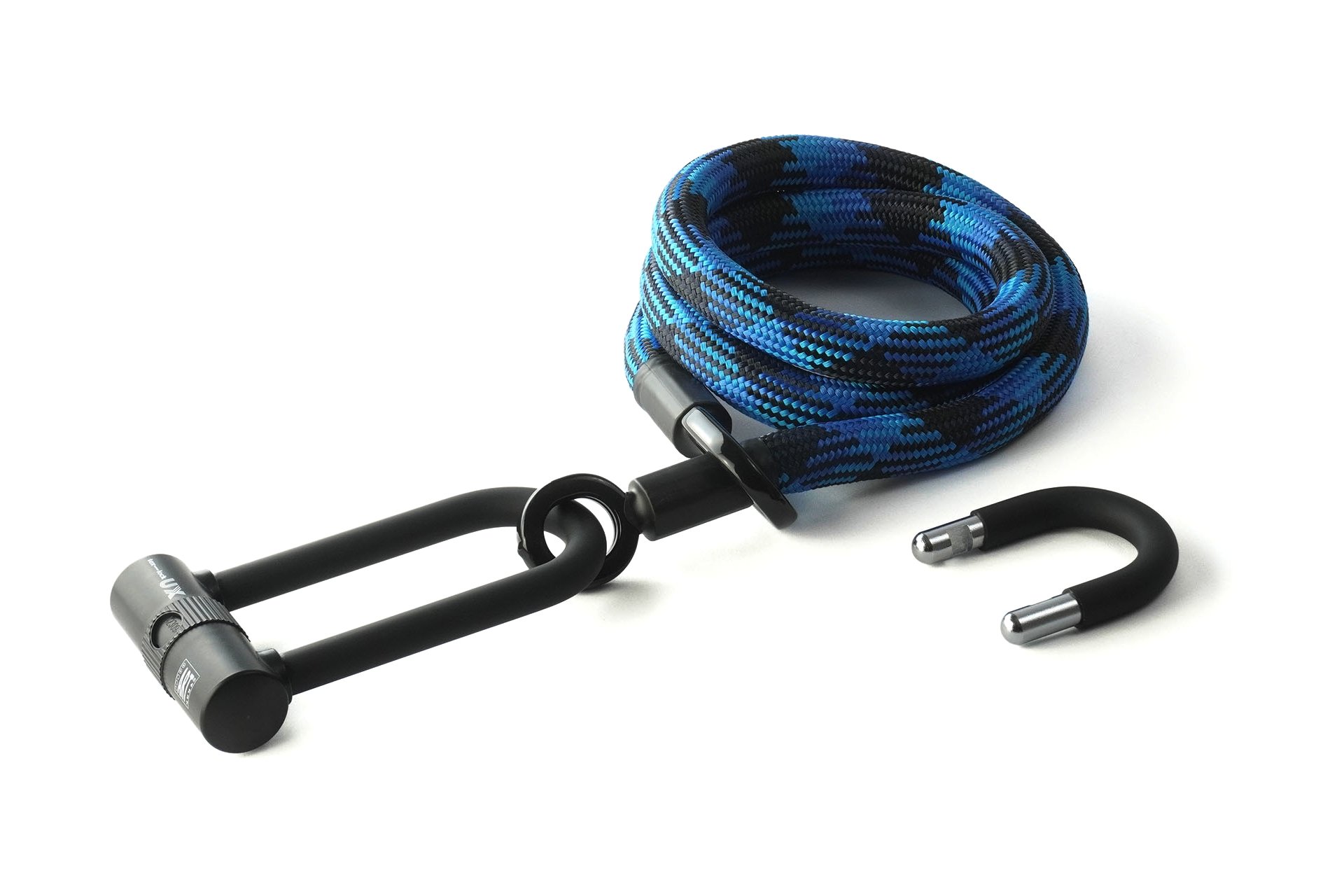 TEXLOCK Eyelet 160 U/X-Lock Bundle, Textilseil mit Bügelschloss