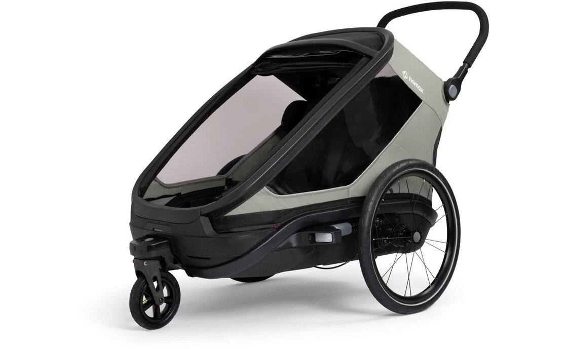 Hamax Outback Next Single Kinderanh&auml;nger mit Deichsel und Buggyrad
