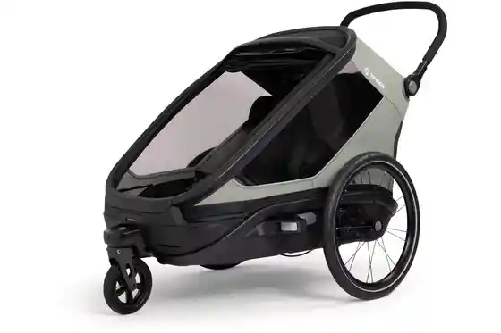 Kinderanhänger - Hamax Outback Next Single Kinderanh&auml;nger mit Deichsel und Buggyrad