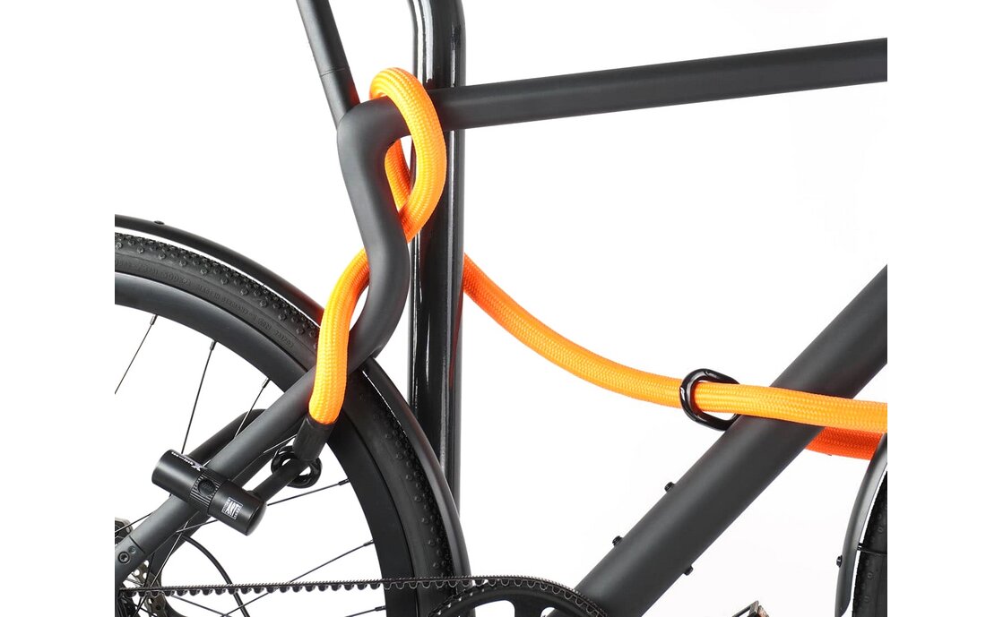 TEXLOCK Eyelet 160 U/X-Lock Bundle, Textilseil mit Bügelschloss