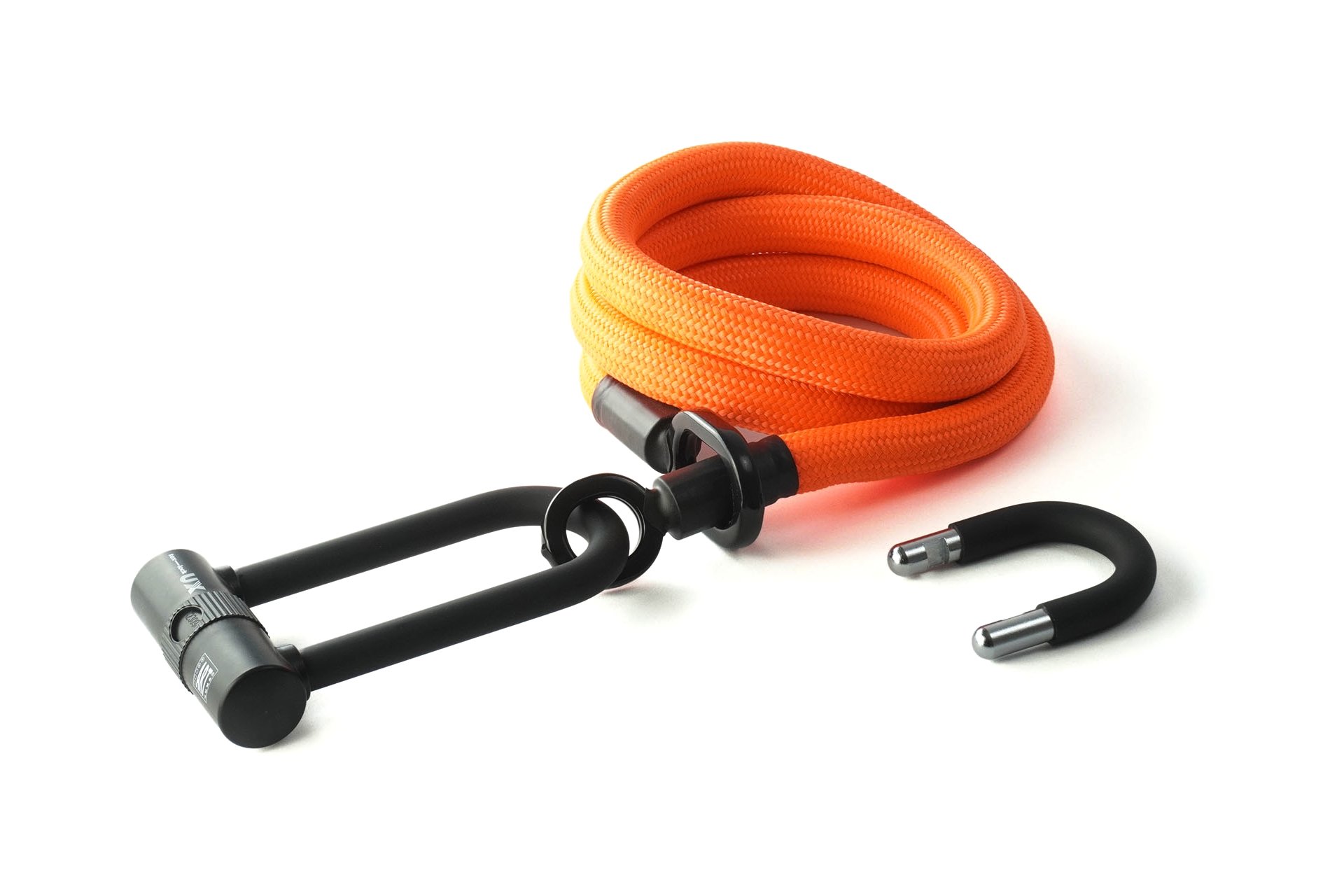 TEXLOCK Eyelet 160 U/X-Lock Bundle, Textilseil mit Bügelschloss