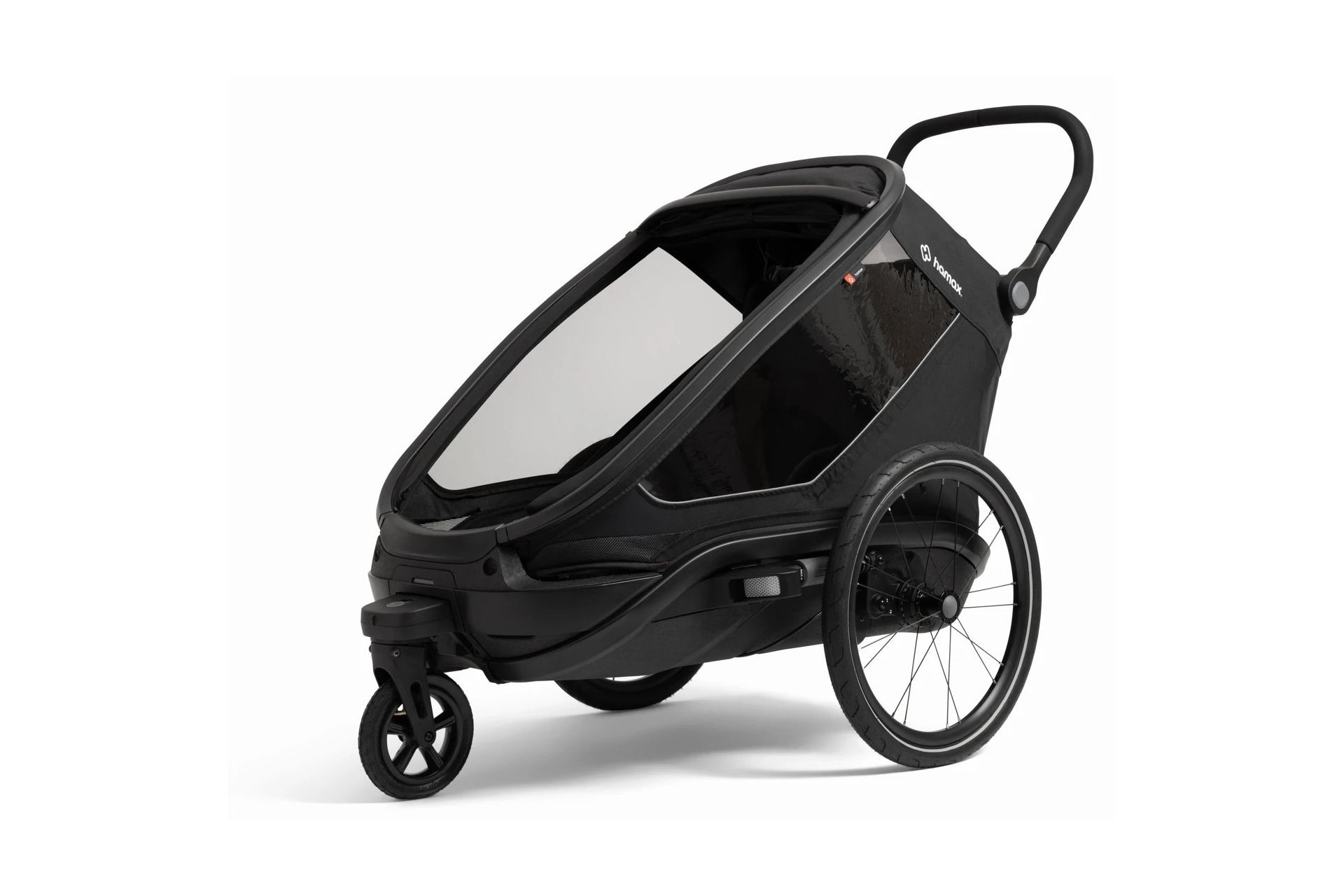 Hamax Outback Next Single Kinderanh&auml;nger mit Deichsel und Buggyrad