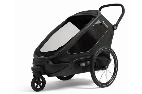 Kinderanhänger - Hamax Outback Next Single Kinderanh&auml;nger mit Deichsel und Buggyrad