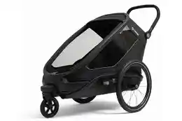 Hamax Outback Next Single Kinderanhänger mit Deichsel und Buggyrad