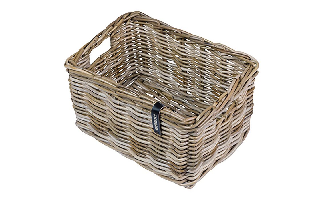 Basil Vorderradkorb Dax S Rattan, grobmaschig