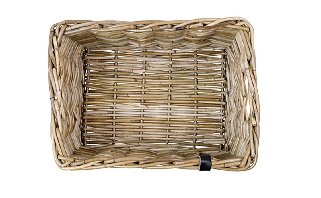 Basil Vorderradkorb Dax S Rattan, grobmaschig