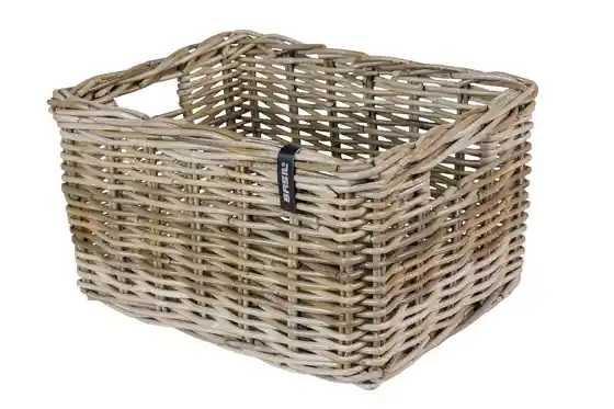 Fahrradkörbe - Basil Vorderradkorb Dax S Rattan, grobmaschig
