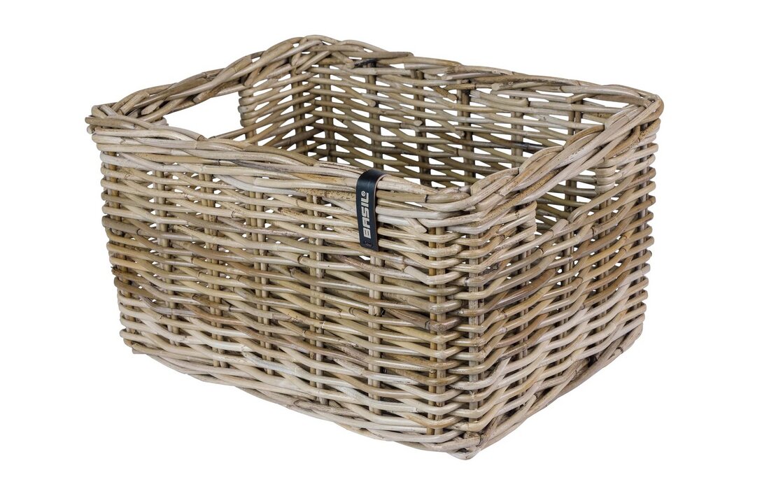 Basil Vorderradkorb Dax S Rattan, grobmaschig