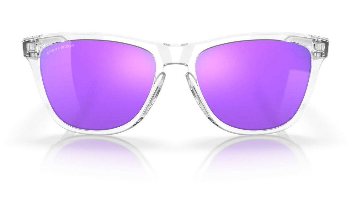 Oakley Frogskins Polished Clear/Prizm Violet