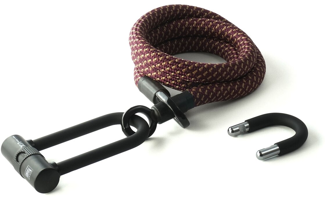 TEXLOCK Eyelet 160 U/X-Lock Bundle, Textilseil mit Bügelschloss
