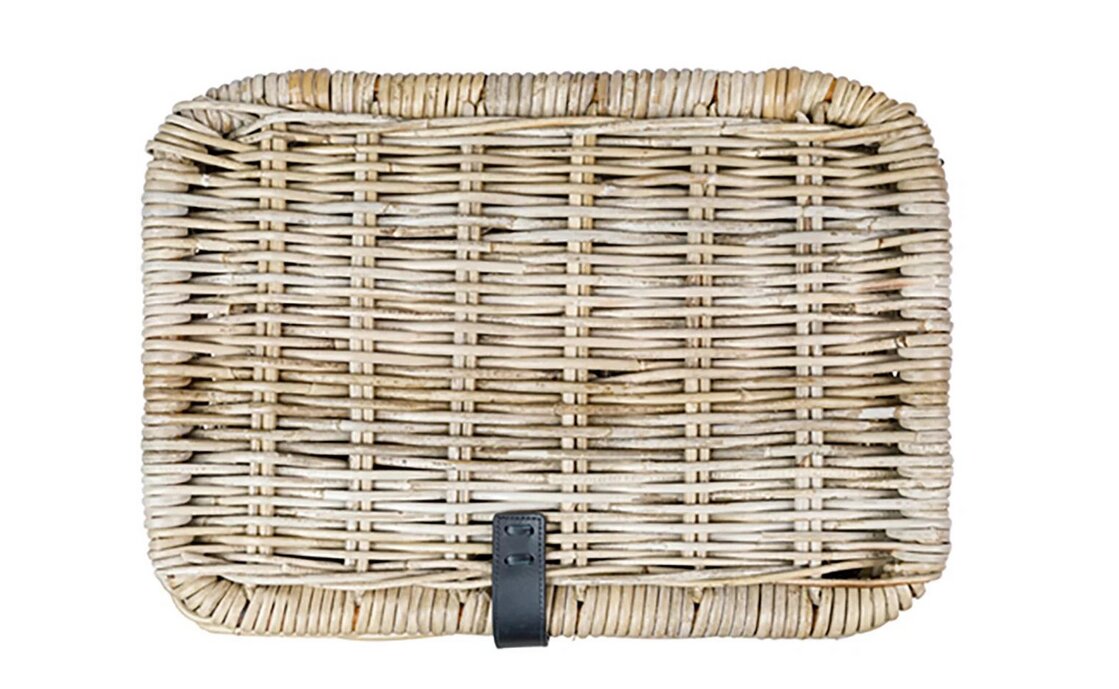 Basil VR Korb Dax S Rattan mit Deckel, grobmaschig