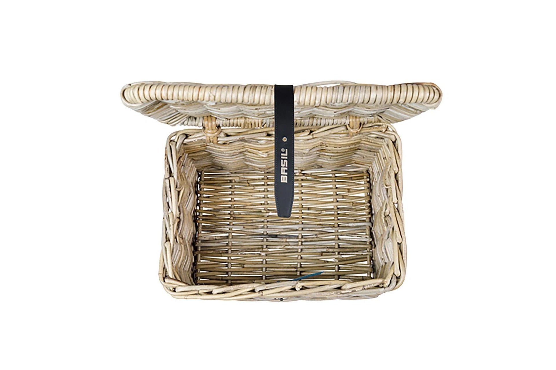 Basil VR Korb Dax S Rattan mit Deckel, grobmaschig