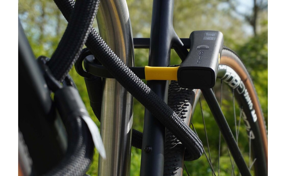 TEXLOCK Eyelet 120 D-Lock Bundle, Textilseil mit Bügelschloss