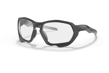 Fahrradbrillen - Oakley Plazma Matte Carbon / Clear To Black Iridium Photochromic