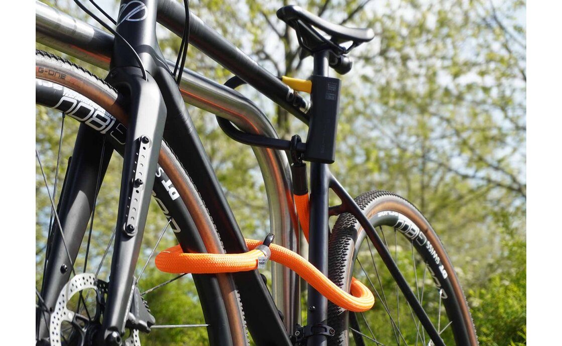 TEXLOCK Eyelet 120 D-Lock Bundle, Textilseil mit Bügelschloss