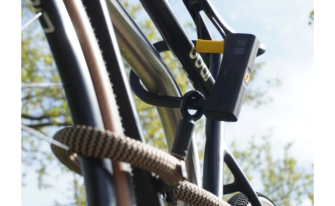 TEXLOCK Eyelet 120 D-Lock Bundle, Textilseil mit Bügelschloss