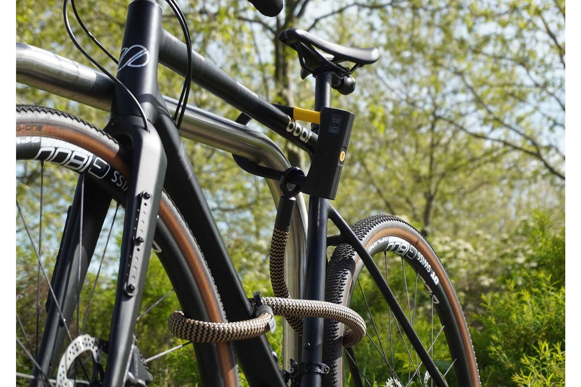 TEXLOCK Eyelet 120 D-Lock Bundle, Textilseil mit Bügelschloss