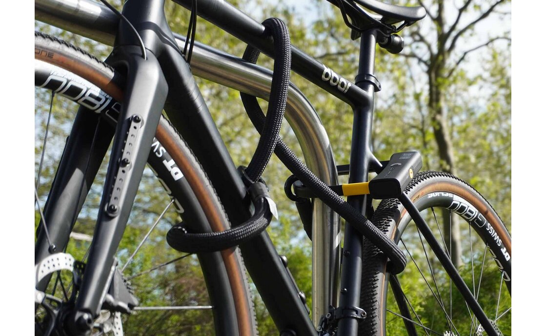 TEXLOCK Eyelet 160 D-Lock Bundle, Textilseil mit Bügelschloss