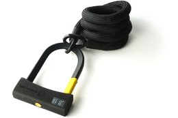 TEXLOCK Eyelet 160 D-Lock Bundle, Textilseil mit Bügelschloss