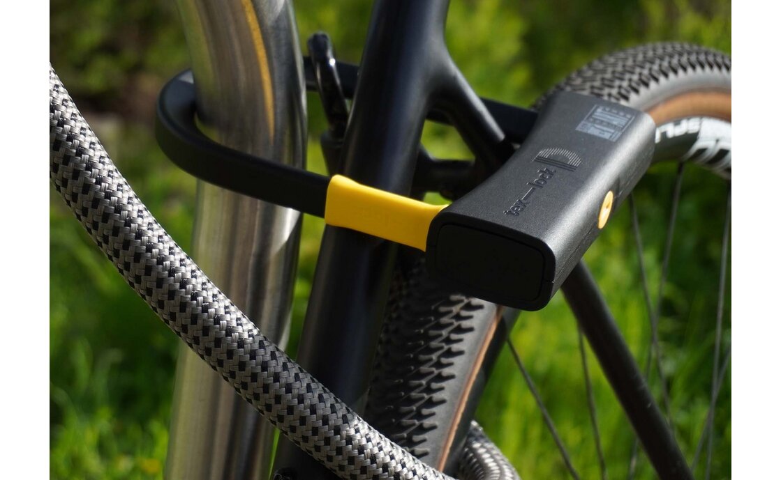 TEXLOCK Eyelet 160 D-Lock Bundle, Textilseil mit Bügelschloss