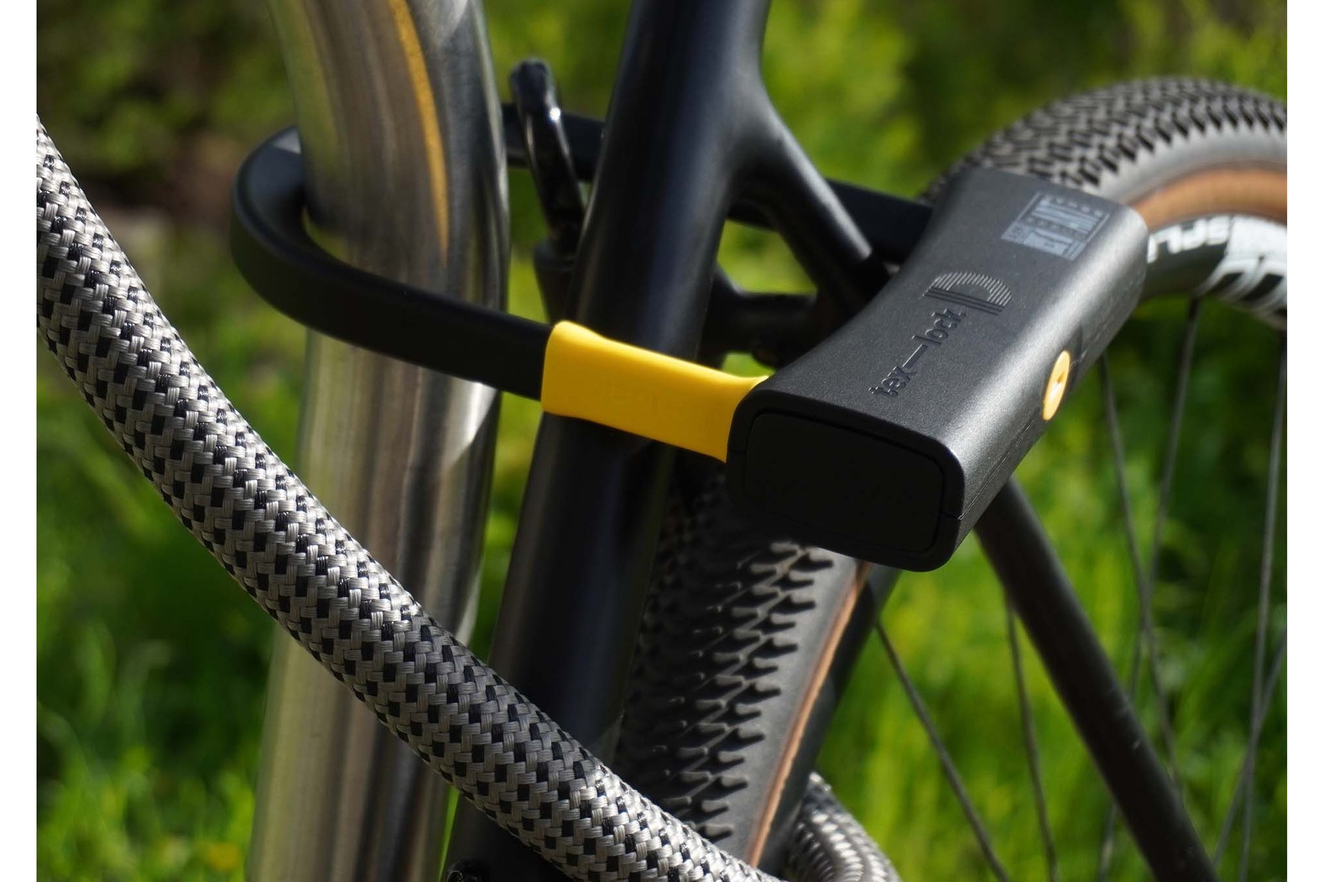 TEXLOCK Eyelet 160 D-Lock Bundle, Textilseil mit Bügelschloss