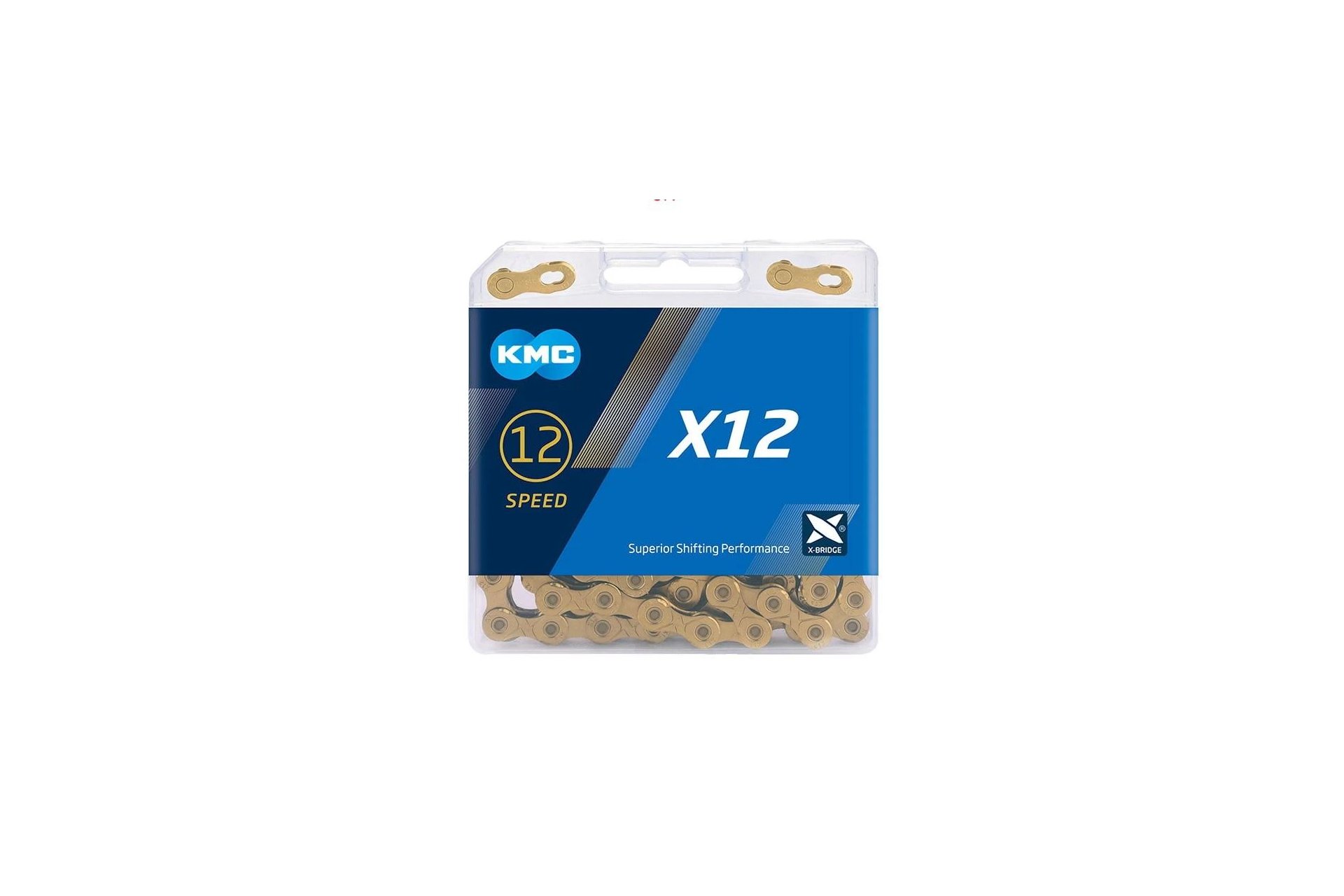 KMC Kette X12 Ti-N Gold 12-fach, 126 Glieder