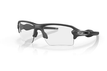Sportbrillen - Oakley Flak 2.0 XL Steel / Clear To Black Iridium Photochromic