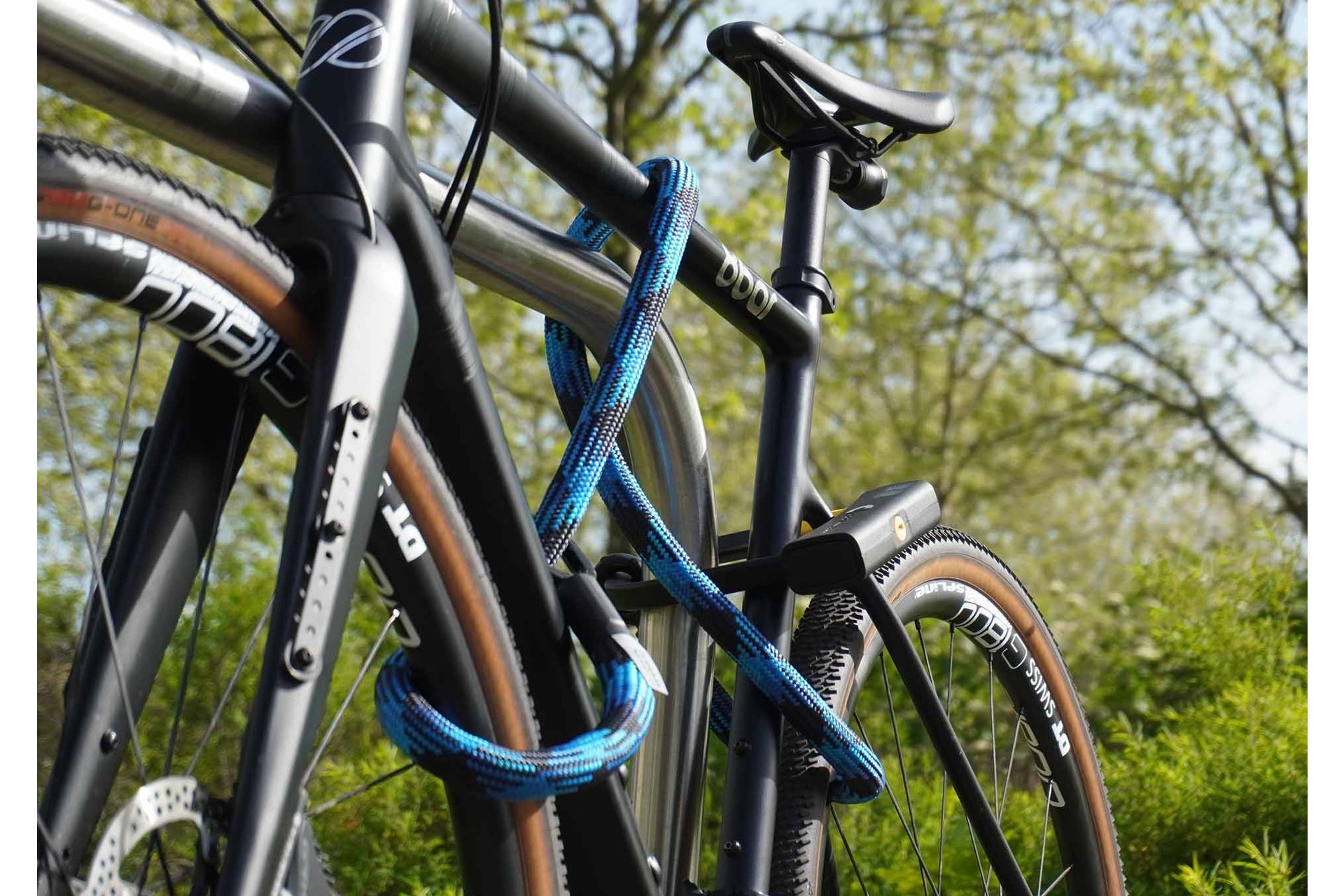 TEXLOCK Eyelet 160 D-Lock Bundle, Textilseil mit Bügelschloss