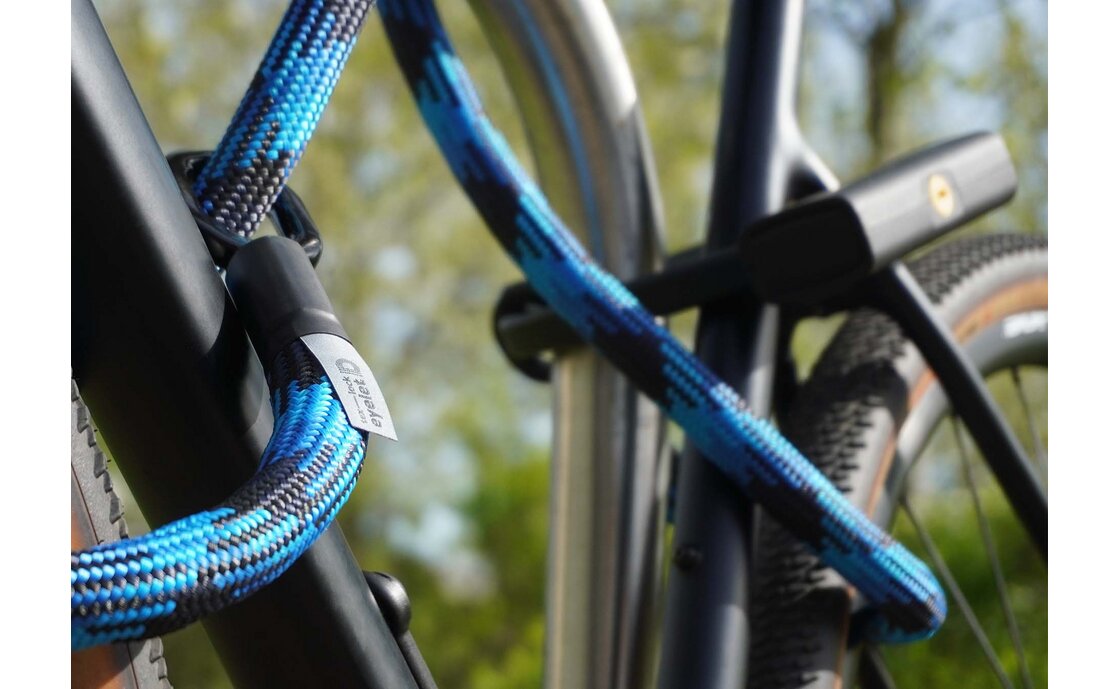 TEXLOCK Eyelet 160 D-Lock Bundle, Textilseil mit Bügelschloss